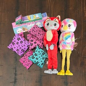 Two Barbie Cutie Reveal Dolls